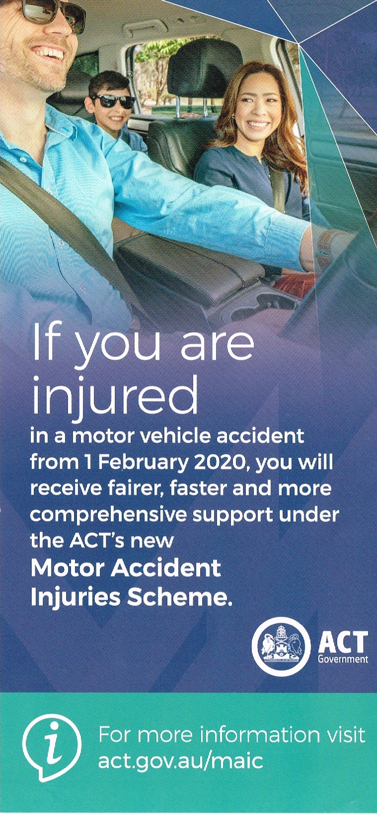 Motor Accident Injuries Scheme campaign 