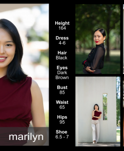 Marilyn comp card